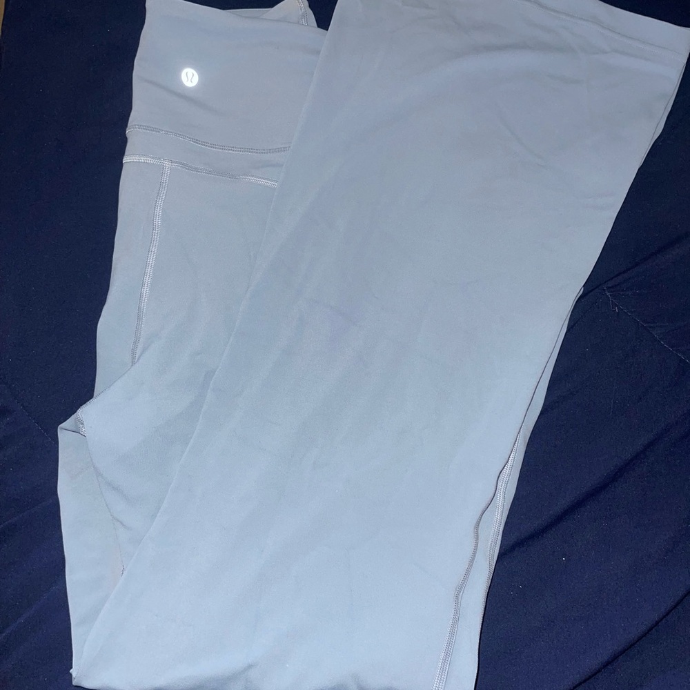 Lululemon Light Blue Flare Leggings
